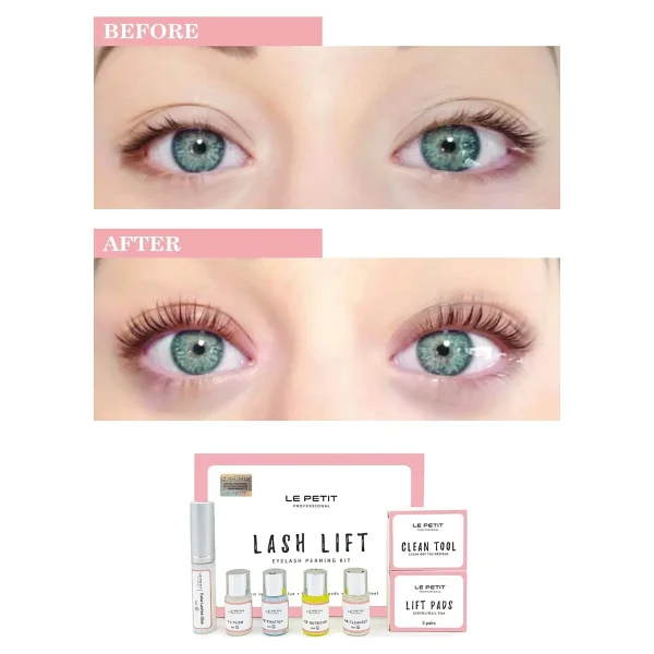 Le Petit Kirpik Lifting Seti, Lash Lift Full Set, Kaş&Kirpik Perma Seti Ve Kaş Şekillendirici,Sabitleyici Wax - Görsel 4