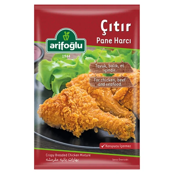 Arifoğlu Çıtır Pane Harcı 100 Gr Tavuk Ve Balık İçin Zengin Aroma Ve Kıtır Doku - Görsel 2