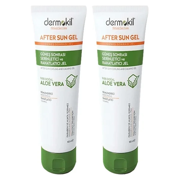 Dermokil Dermokil Güneş Sonrası Serinletici Ve Rahatlatıcı Jel 100ML x 2 Adet - Görsel 2