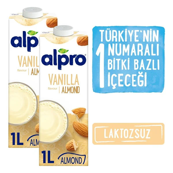 Alpro Vanilya Badem Içeceği 2x1 Lt - Görsel 2