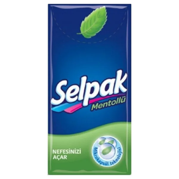 Selpak Mendil 3 'lü Set (Losyon-Klasik-Mentol)10x3 (30 Adet 10'lu Mendil) - Görsel 4