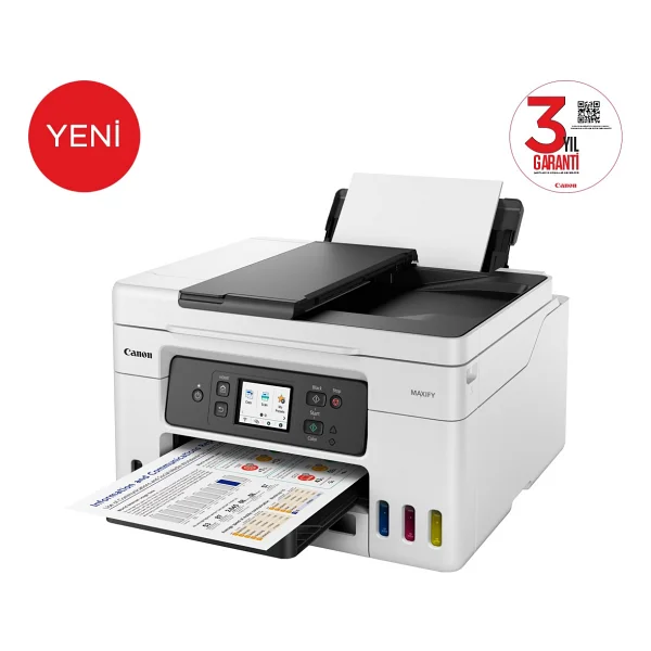 Canon Maxify Gx4040 Wi-Fi + Tarayıcı + Fotokopi + Faks Renkli Çok Fonksiyonlu Tanklı Mürekkep Püskürtmeli Yazıcı - Görsel 4