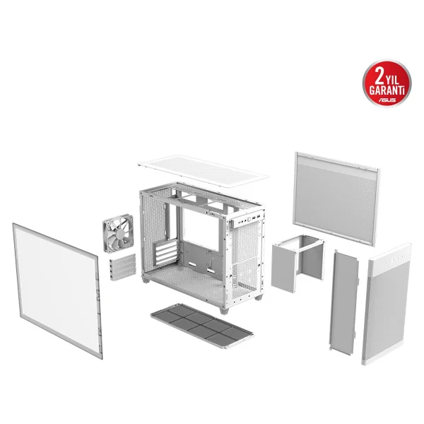 Asus Prime Ap201 Mesh Fanlı Micro Atx Bilgisayar Kasası - Görsel 5
