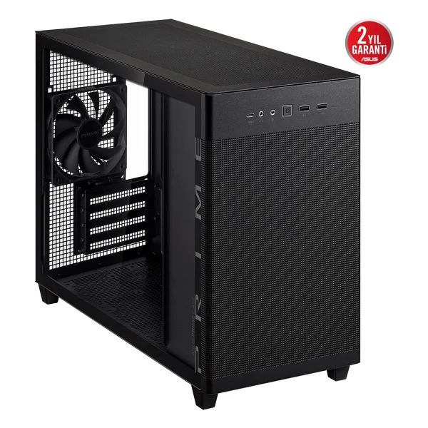 Asus Prime Ap201 Mesh Fanlı Siyah Micro Atx Bilgisayar Kasası - Görsel 6