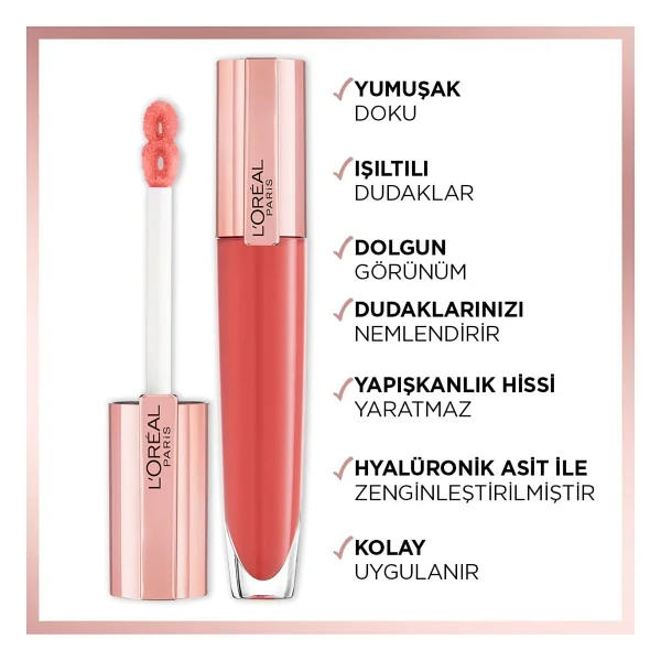 L'oreal Paris Brilliant Signature Plump In 410 I Inflate Dudak Parlatıcısı - Görsel 5