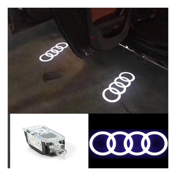 Gjob Audi A5 Sportback 2023 Kapı Altı LED Logo Tek Kapı 1 Adet - Görsel 2
