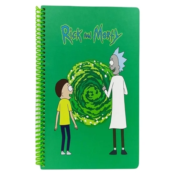 Mabbels Rick And Morty Yeşil Defter - Görsel 3