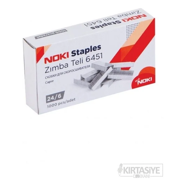 Noki 24/6 Zımba Teli 10'lu Paket(10.000 Adet Zımba Teli) - Görsel 2