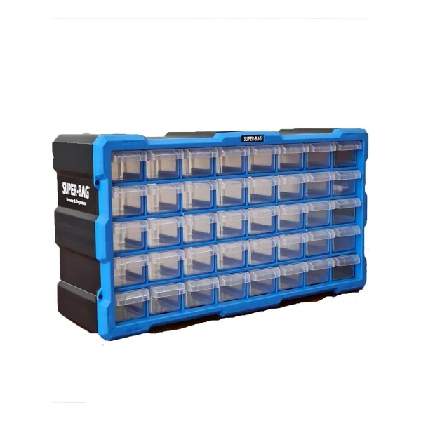 Süper Bag Asr-6003 40 Bölmeli Yatay Monoblok Çekmece Seti - Görsel 2