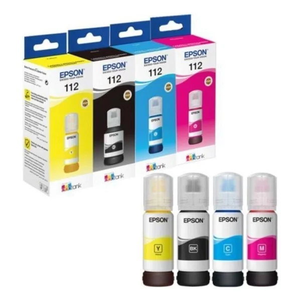 Epson 112 Serisi 4lü Mürekkep Seti - Renkli - Görsel 2