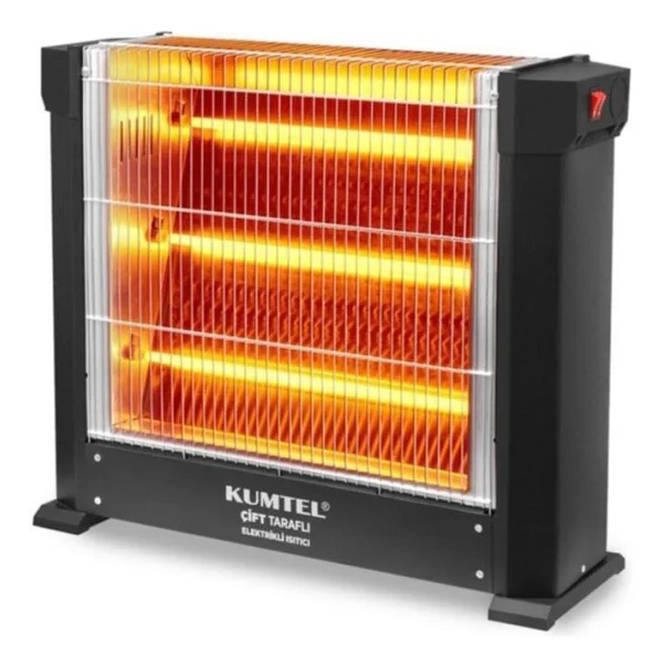Kumtel Ks-2740 1800 W Çift Taraflı Quartz Isıtıcı - Görsel 2