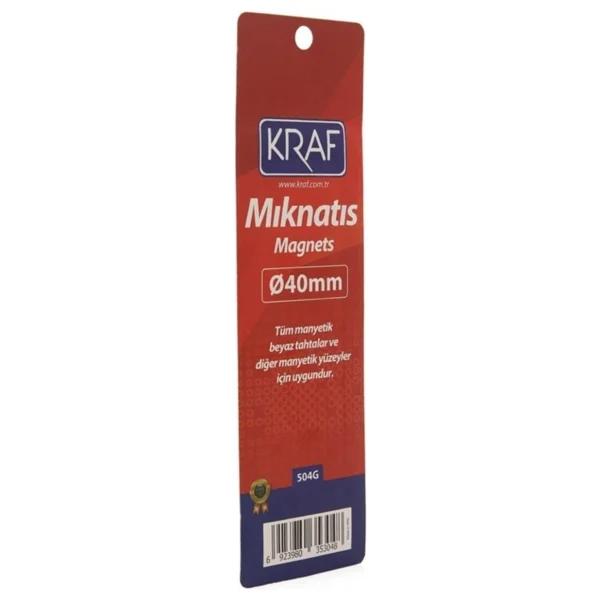 Kraf 504g 4 Cm Renkli 4'lü Mıknatıs - Görsel 3
