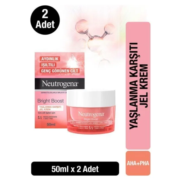 Neutrogena Bright Boost Yaşlanma Karşıtı Jel Krem 50 Ml 2 Adet - Görsel 2