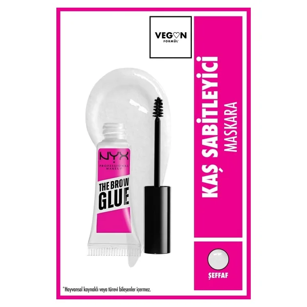 Nyx Professional Makeup The Brow Glue Transparent Kaş Sabitleyici - Görsel 6