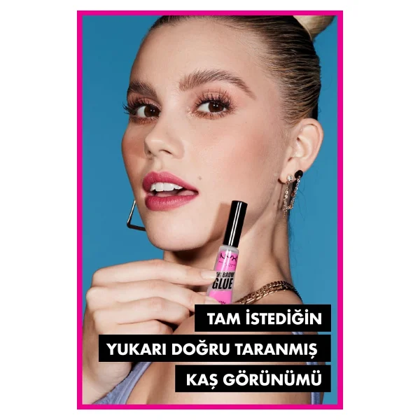 Nyx Professional Makeup The Brow Glue Transparent Kaş Sabitleyici - Görsel 3