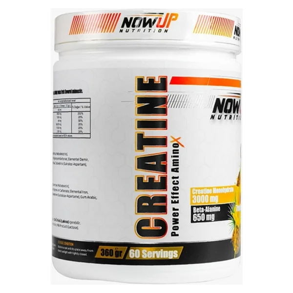 Nowup Nutrition Creatine Tropical Fruits 360 Gr - Görsel 2