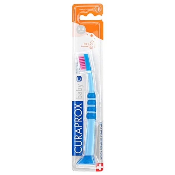 Curaprox Baby 4260 Diş Fırçası 0-4 Yaş Mavi-Pembe - Görsel 2