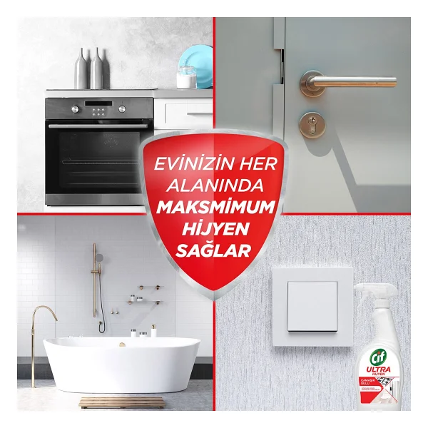Cif Ultra Hijyen Sprey 750 Ml - Görsel 5