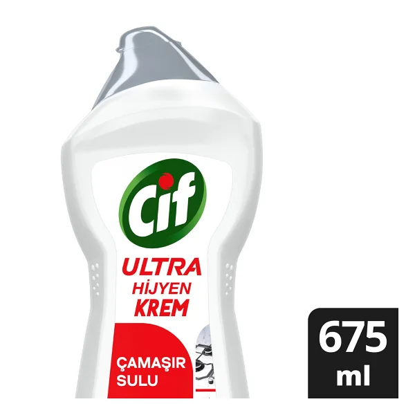 Cif Ultra Hijyen Krem Mutfak Banyo Temizleyici 675 Ml - Görsel 9