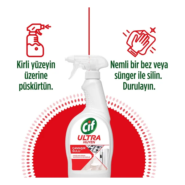 Cif Ultra Hijyen Sprey 750 Ml - Görsel 7