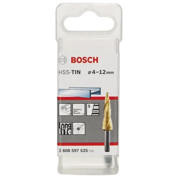 Bosch Hss-Tin 9 Kademeli Matkap Ucu 4-12 Mm - Görsel 2