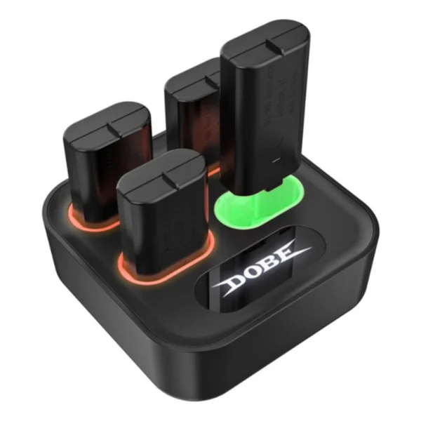 Dobe Xbox Series S X Batarya Şarj Dock + 4 Adet Pil Dahil - Görsel 2