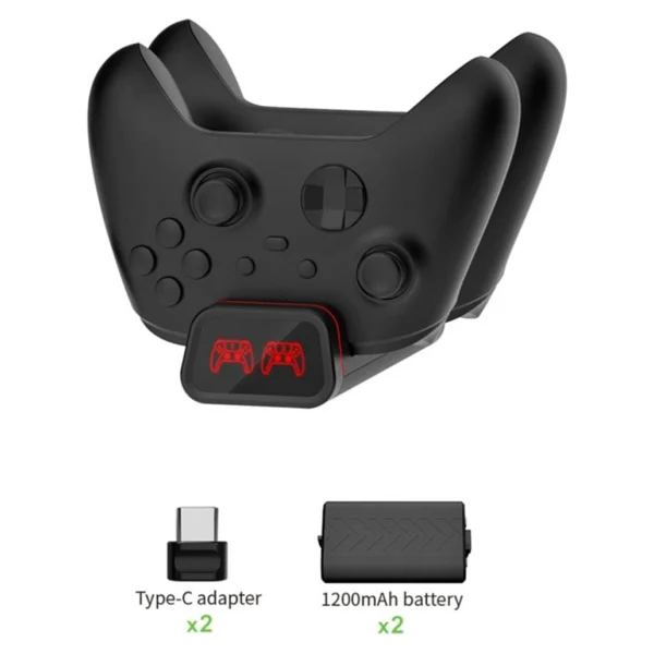 Dobe Xbox Series S/X Şarj Standı Xbox Serisi S X Çift Chargıng Dock - Görsel 5