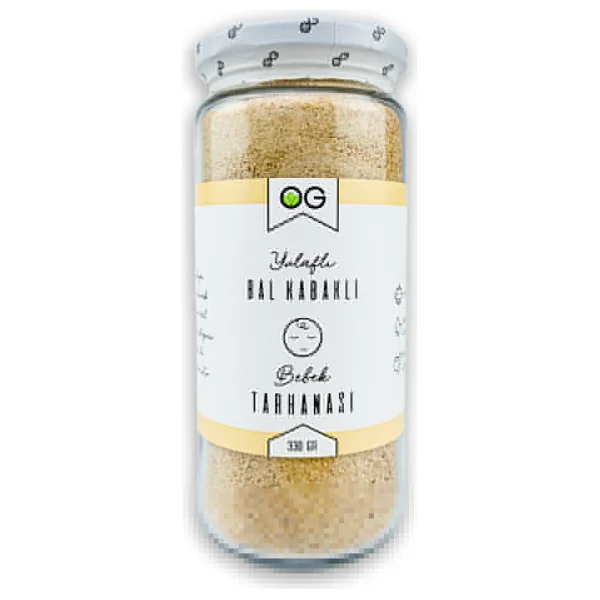Og Natural Yulaflı Bal Kabaklı Bebek Tarhanası 330 Gr +6 Ay İçin Besleyici Ek Gıda - Görsel 3