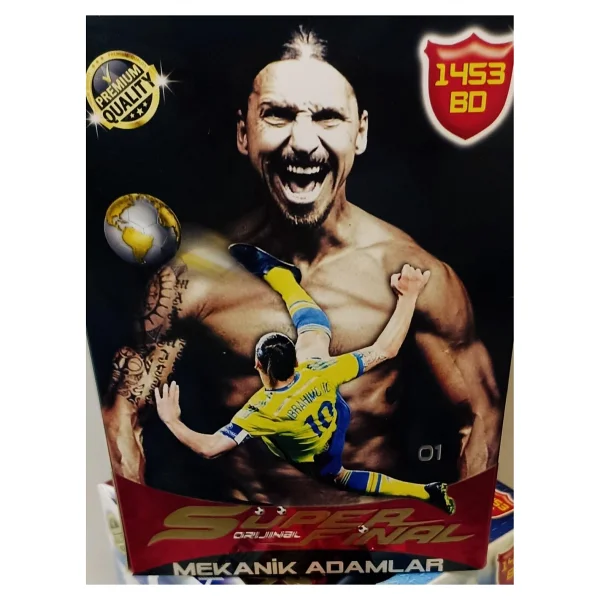 1453 Bd Süper Final Mekanik Adamlar En Son Seri Futbolcu Kartları 100 Paket 3'lü (300 Kart) - Görsel 2