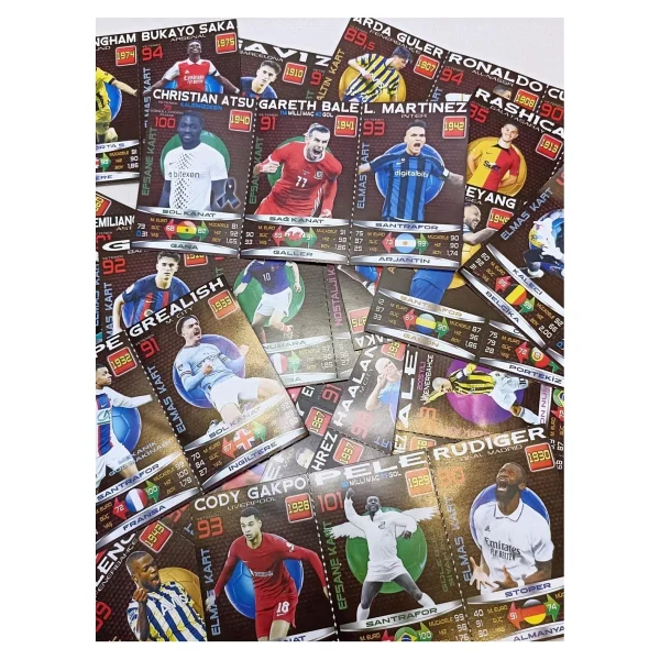 1453 Bd Süper Final Mekanik Adamlar En Son Seri Futbolcu Kartları 100 Paket 3'lü (300 Kart) - Görsel 5