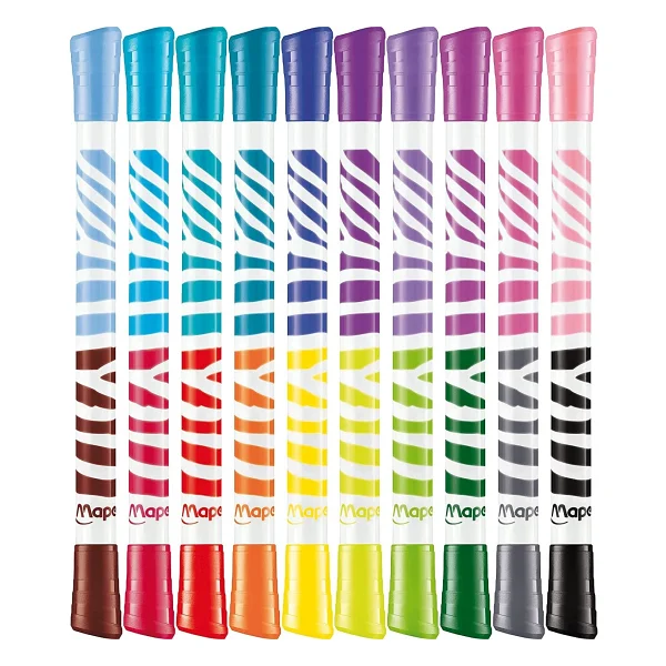 Maped Color Peps Duo 20 Renk 10'lu Keçeli Kalem Seti - Görsel 6