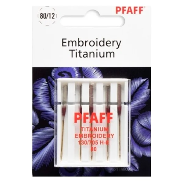 Pfaff Nakış Iğnesi 12 No. (1 Paket=5 Adet) Titanyum (821198096) - Görsel 4