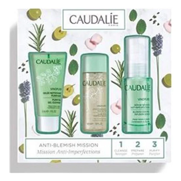 Caudalie Anti-Blemish Mission Vinopure Serum Cilt Bakım Seti - Görsel 2