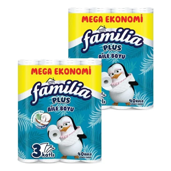 Familia Plus Coconut Özlü 80'li Tuvalet Kağıdı - Görsel 2
