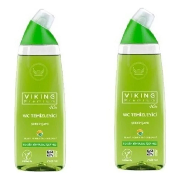 Viking Premium Şeker Çamı Tuvalet Temizleyici 750 Ml 2'li - Görsel 2