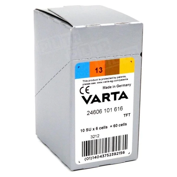 Varta 13 Numara 6'lı 10 Paket İşitme Cihazı Pili - Görsel 2