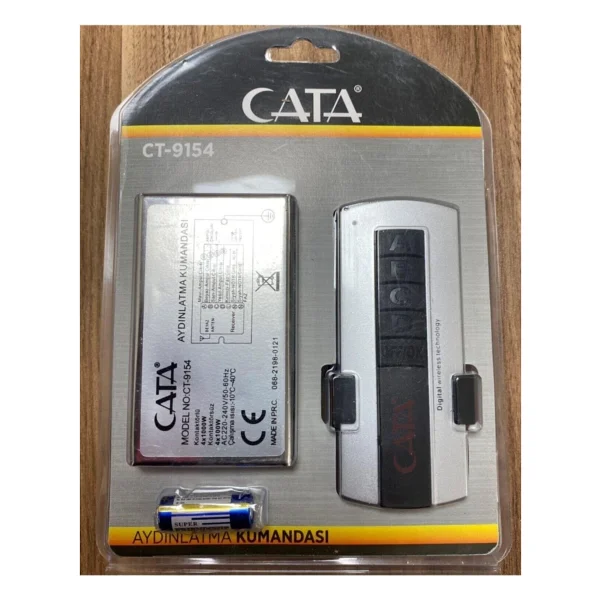 Cata 4x1000w 4 Lü Avize Uzaktan Kumandalı Ct-9154 - Görsel 2