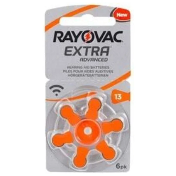Rayovac Extra Advanced 13 Numara 6'lı 10 Paket İşitme Cihazı Pili - Görsel 2