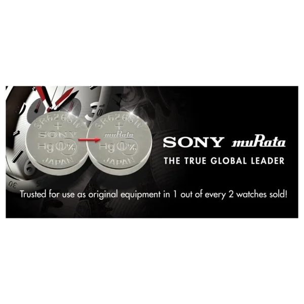Sony Murata 10 Adet Sr621sw 364 1.5v Gümüş Oksit Saat Pili Uzun Ömürlü Kullanım İçin - Görsel 2