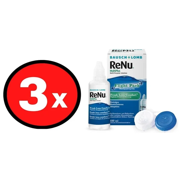 Renu Multiplus Çok Amaçlı 100 Ml 3 Adet Lens Solüsyonu - Görsel 3