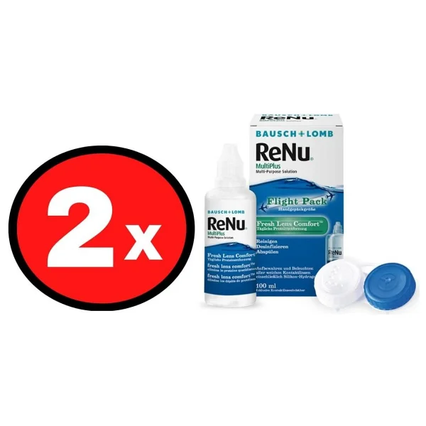 Renu Multiplus Çok Amaçlı 100 Ml 2 Adet Lens Solüsyonu - Görsel 3
