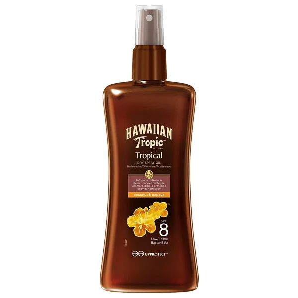 Hawaiian Tropic Koruyucu Ve Bronzlaştırıcı Yağ Spf 8 - Görsel 2