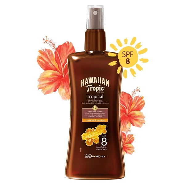 Hawaiian Tropic Koruyucu Ve Bronzlaştırıcı Yağ Spf 8 - Görsel 3