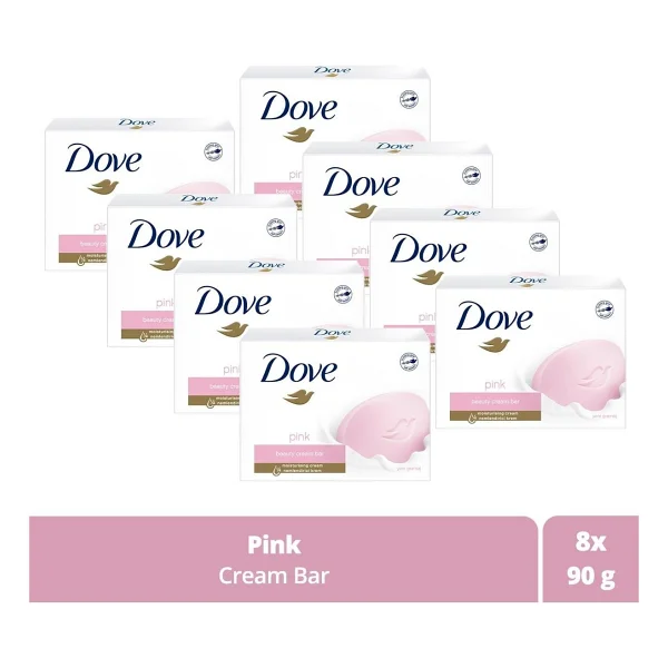 Dove Cream Bar Pink Güzellik Sabunu 90 Gr 8 Adet - Görsel 6