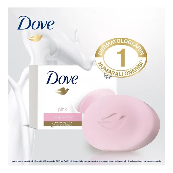 Dove Cream Bar Pink Güzellik Sabunu 90 Gr 8 Adet - Görsel 3