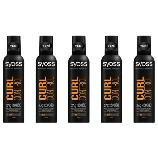 Syoss Curl Control 250 Ml 5 Adet Saç Köpüğü - Görsel 2