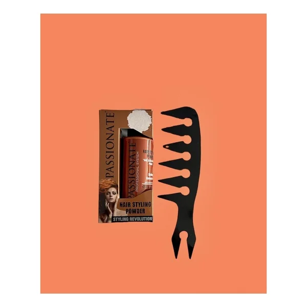Passionate Saç Şekillendirici Pudra Güçlü Toz Mat 20 Gr + Şekil Tarak 2 Li Set - Görsel 2