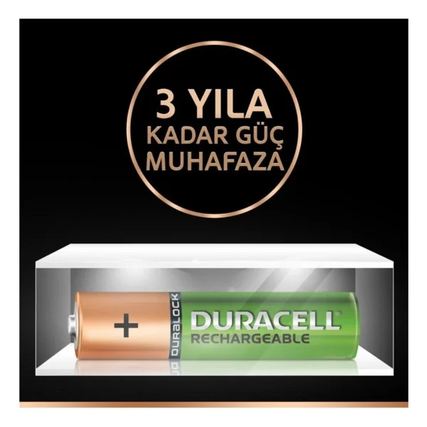 Duracell Cef 14 Şarj Aleti Ve Şarj Edilebilir Aaa 750mah 2 Pil - Görsel 5