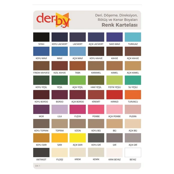 Derby Special Bej Deri Boyası 100 Ml Mont Eşya Çanta Kemer Cüzdan Ayakkabı Deri Boyası - Görsel 2
