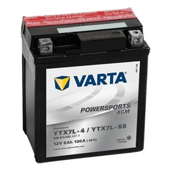 Varta Powersports Agm Ytx7l-Bs 12 V 6 Ah Motosiklet Aküsü - Görsel 2